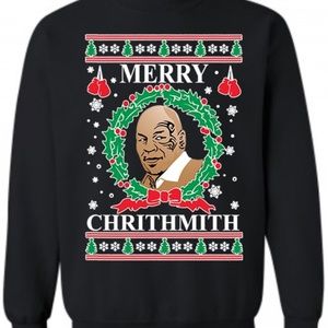merry christmas sweater mike tyson